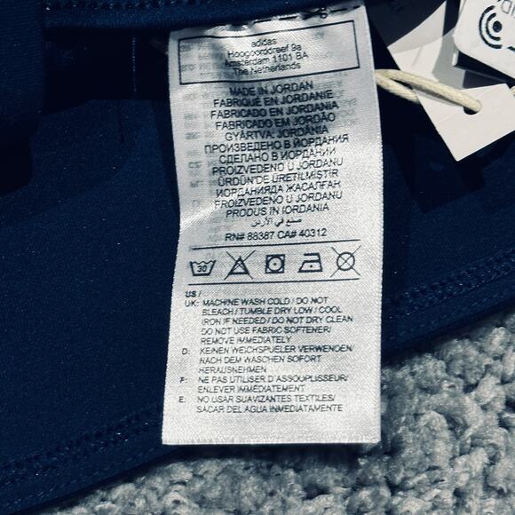 Adidas Mens Dark Blue Training Shorts Size 2XL 7" IC2043 Running Sportswear New - Picture 11 of 16